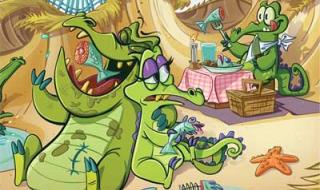 鳄鱼爱冲凉小游戏